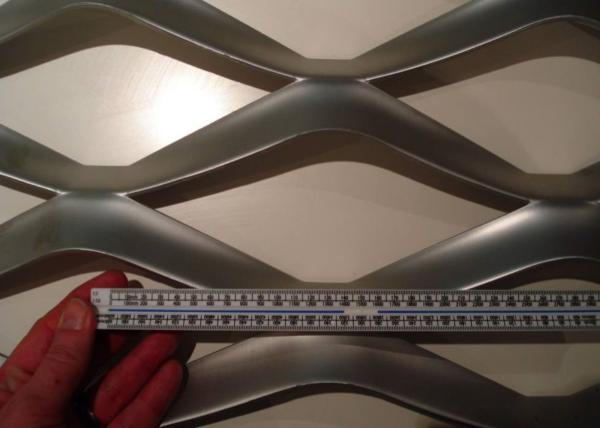 Expanded Galvanized Steel Mesh , Architectural Stainless Steel Expanded Mesh