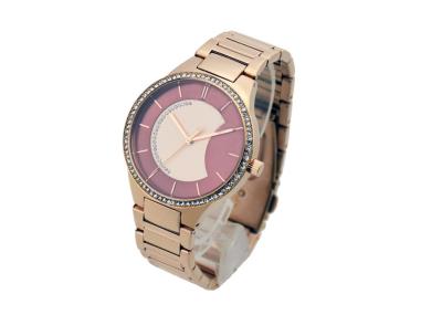 Ladies Quartz Analog Waterproof Wrist Watch Waterproof Rose Gold Color