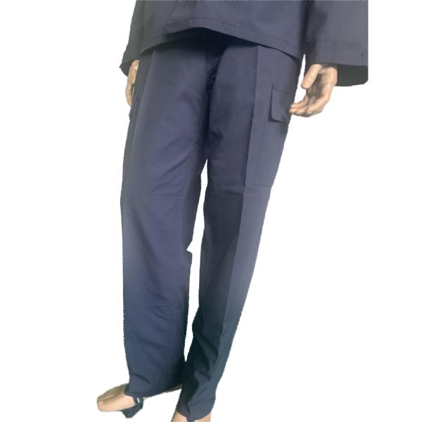 Veste d'uniforme militaire bleue personnalisable avec plusieurs poches