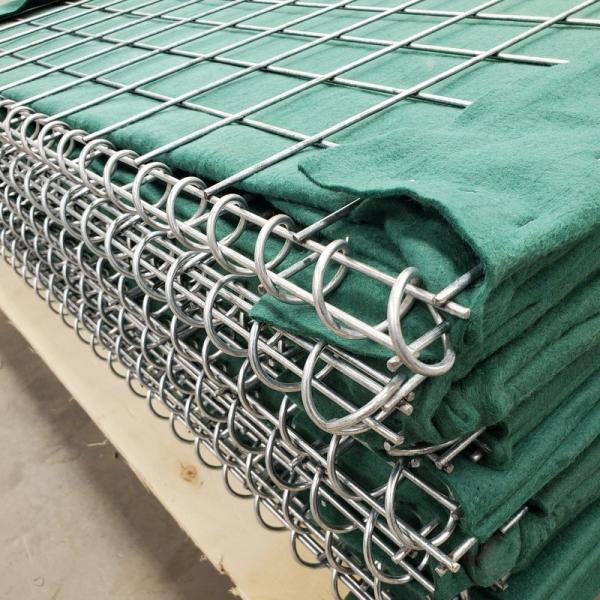 MIL3 1*1*10m Heavy Duty Galvanized Hesco Barrier Bastion For Welded Sand Wall Defensive Barrier
