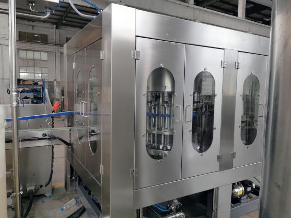 Stable Automatic Edible Oil Filling Machine With Magnetic Capping For PET Bottle