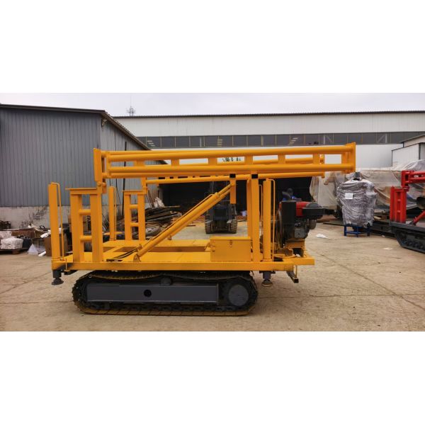 Thickened Hydraulic Tower Crawler Walking Chassis With Electric Starter