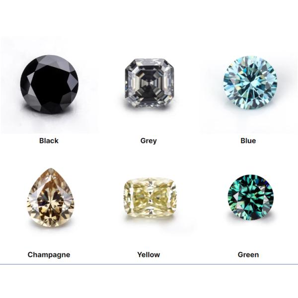 Оптовая продажа Мойсанита ювелирные изделия бриллиант 1 кт в форме сердца для колец ушные застежки