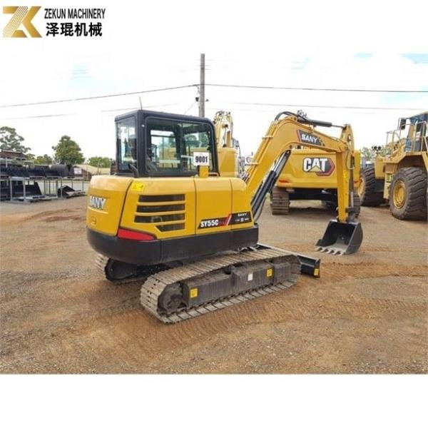 Sany SY55C Pro Mini-Excavator with 1000-3000 Working Hours and Other Hydraulic Pump