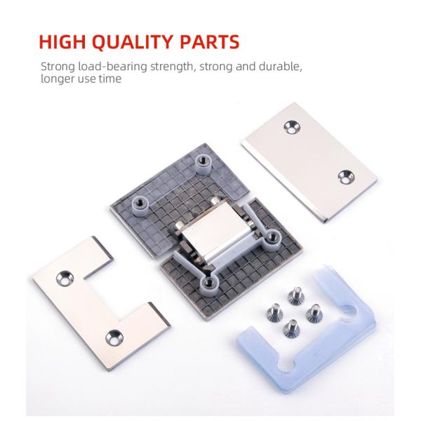 Нормальный стиль стеклянный до стеклянного шестерени для 180-градусного открытия при ремонте ванной