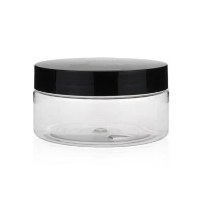 Frascos cosméticos recicláveis do ANIMAL DE ESTIMAÇÃO claro dos frascos do empacotamento 200ml plástico
