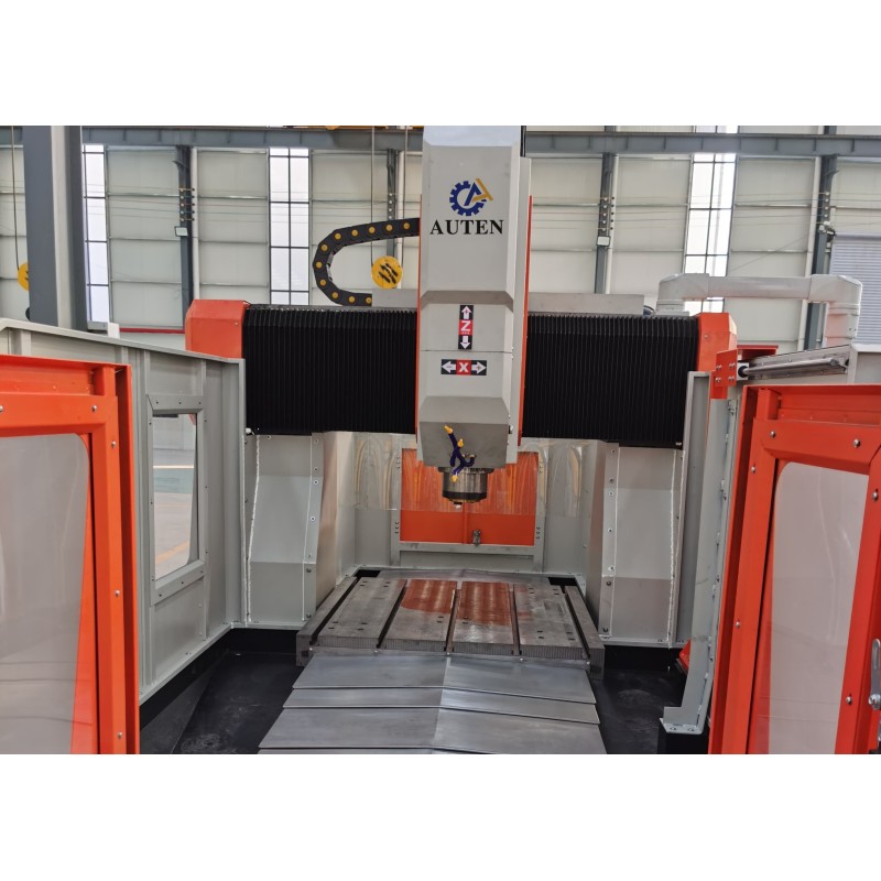 Automatic Tool Changer CNC Flange Metal Plate Sheet Drilling Machine 80mm Drilling Diameter
