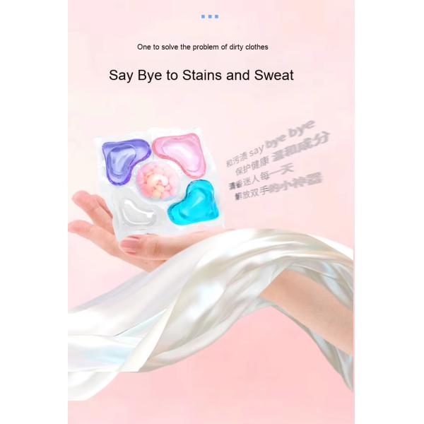 Five-Chamber Long-Lasting Fragrance Gel Beads Multi-Effect Concentrated Laundry Pods