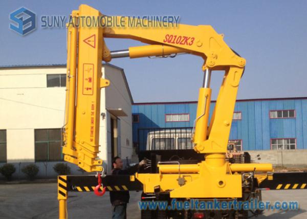 10 Ton Folding Arm Crane Mounted Truck , SQ10ZA3 Knuckle Boom Truck