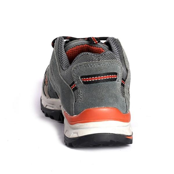 Oil Slip Resistant Shengjie Low Cut Metal Eyelets MD Outsole Microfiber Leather Worker Safety Shoes