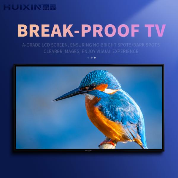 Premium 75 Commercial Displays High-performance 4K Smart TVs with Metal Chassis & 4mm Tempered Glass