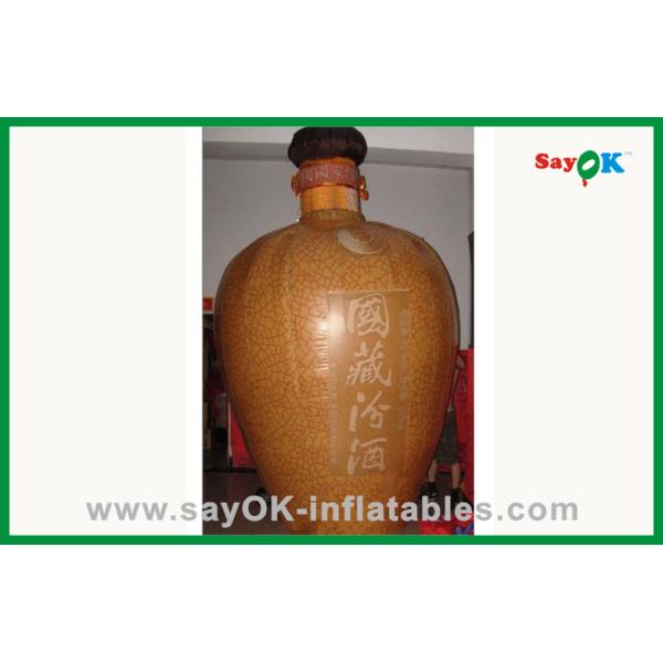 Бутылка вина напольной рекламы раздувная для сбывания