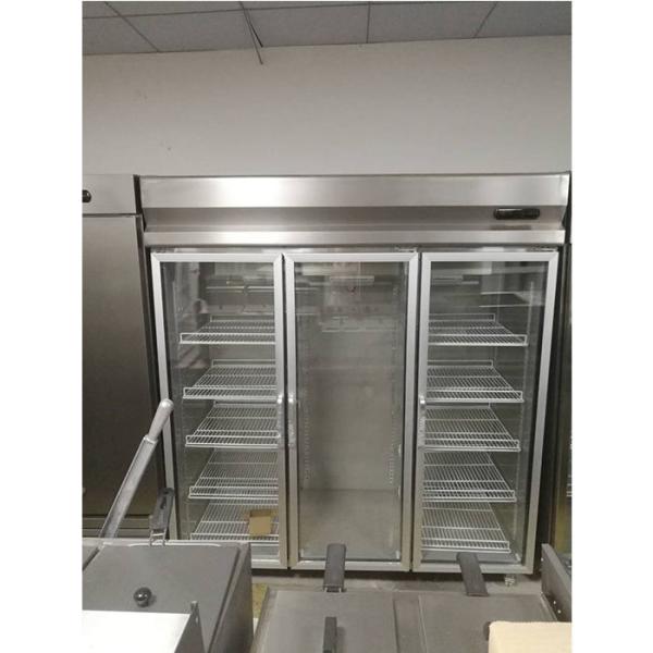 110W 1500L Commercial Stainless Steel Refrigerator Freezer