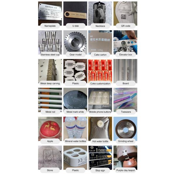 Non-Metal Materials Laser Marking Machine 30W/50W Portable Handheld with JPT Raycus Laser Source and SINO TECH Galvo Head