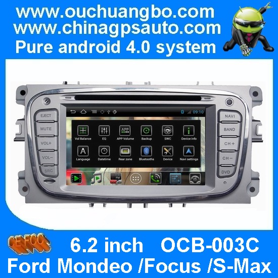 Ouchuangbo Car GPS Navi Radio DVD Android 4.0 OS S150 Platform for Ford Mondeo Focus S-Max OCB-003C