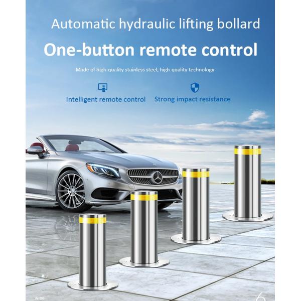 Stainless Steel Parking Removable Automatic Rising Bollards For Driveways