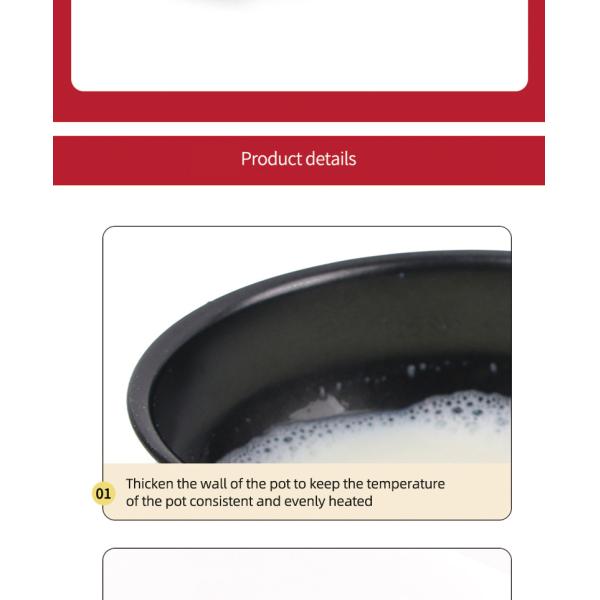 Сгущенный множественный бак соуса ручки кухни утюга размеров не для варить