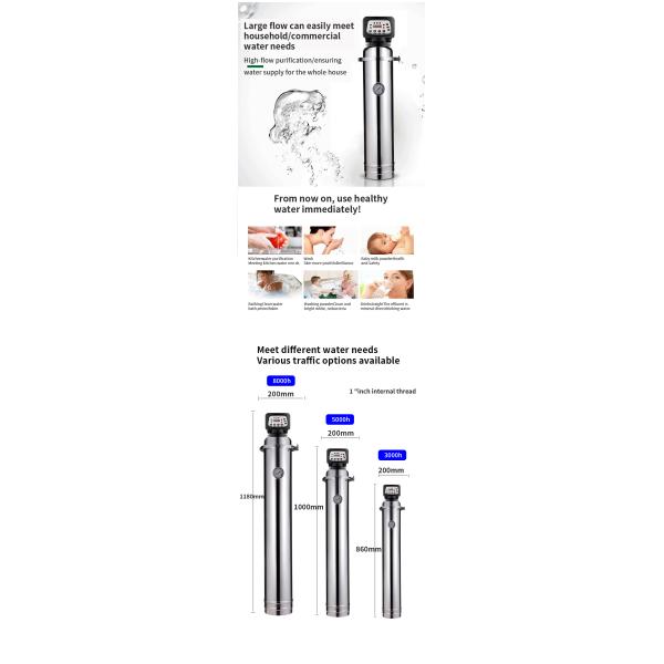 Stainless Steel Manganese Sand Filter 1000-3000L For Well Water