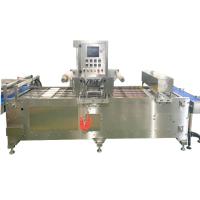 2.2kw MAP máquina de sellado de bandejas de arroz Sistema de sellado de bandejas de arroz con sistema de control PLC