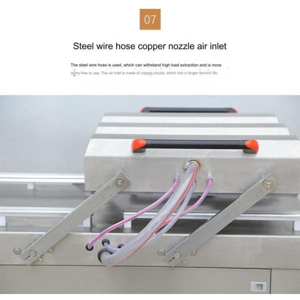 Textiles Thermoforming Vacuum Packing Machine 0.63CBM 500mm Seal Length with Design