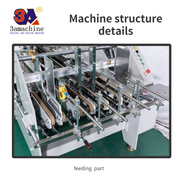 PLC Core Components 3a Pasting Machine corrugated box pasting machinfolder glu machine