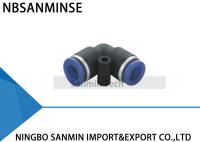 O ar rápido do conector do ar do PUL pneumático conecta o cotovelo apropriado plástico Sanmin da união do tubo do compressor