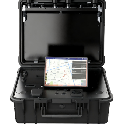 Portable Suitcase Design UAV Detection And Identification System with Dual Power Supply