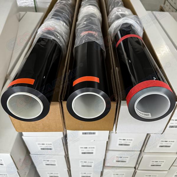 Black Matte Satin PPF 190 Microns TPU Car Paint Protection Film