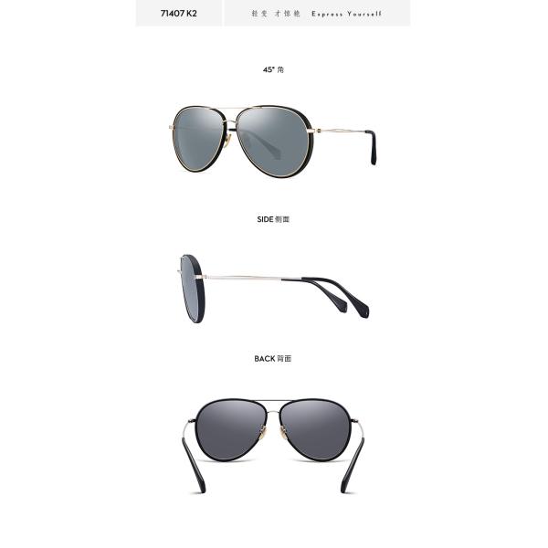 Unisex Polarized Aviator Sunglasses Mens Black Green Blue TAC Lens Aniti Glare