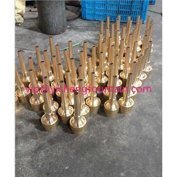 Brass Adjustable Straight Spray Water Fountain Nozzle Heads 1/2 Inch - 3 Inches
