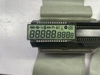 Affichage LCD TN à 8 chiffres à l'usine Connexion PIN à sept segments pour compteur électronique de gaz
