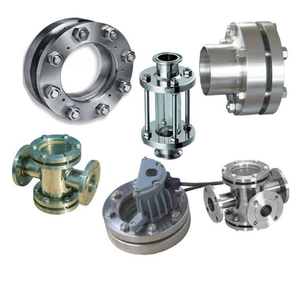 Sanitary Flanged 304 Stainless Steel Sight Glass Straight Through