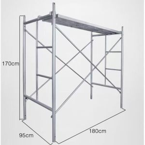 Q235 Galvanized Steel Scaffolding Rigid Modular System Scaffold With Diagonal