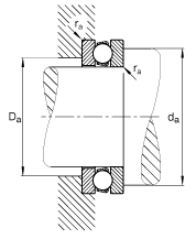Шарикоподшипник 51308 высокоскоростного шарикоподшипника осевой тяги открытый 51309 51310