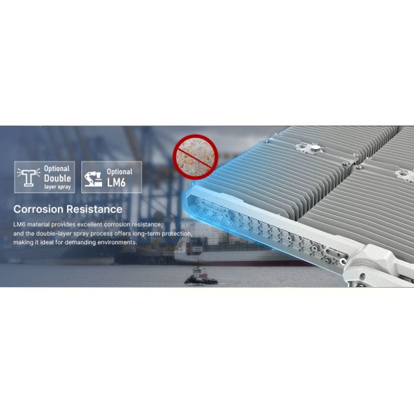 SOGA Wireless Control System Outdoor LED Stadium Lights Featuring Osram Samsung LED and Asymmetric A60N Beam Angle Providing Lighting