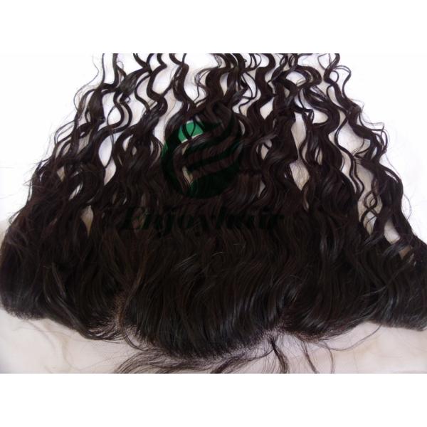 Malaysian virgin remy hair lace frontal 13''x4'' ,natural color natural wave 10''-24''