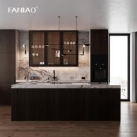 Cabinet de cocina sin mango para propietarios y constructores