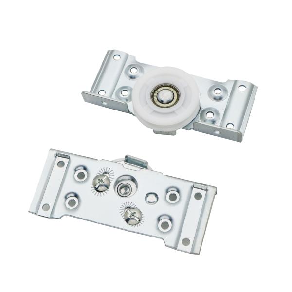 Железные и нейлоновые складывающиеся двери, подшипники для сдвижных дверей шкафов 8,5*11 см