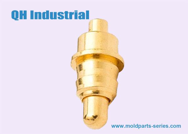 Pogo Pin, Spring Load Pin, 1A 2A 3A Brass Copper C3604 Stainless Steel DIP Gold Plated Spring Pogo Pin Supplier