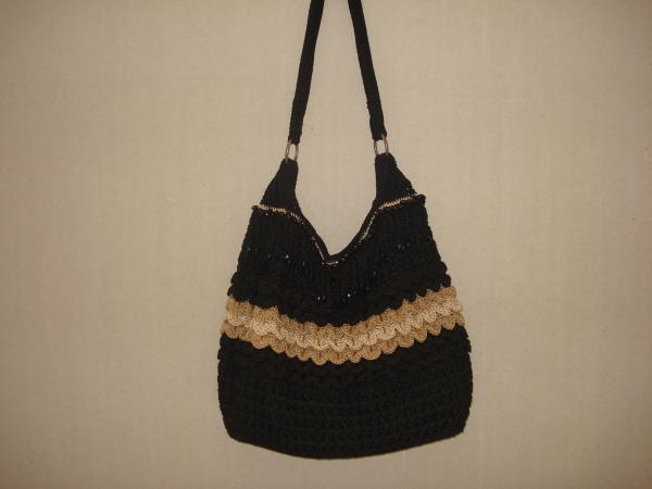 Black Bag women Large bag birthday bag gift handbag