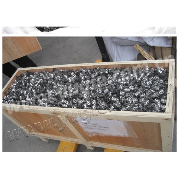 Gas Industry Metal Random Packing Metal Pall Ring Packing High Separation Efficiency