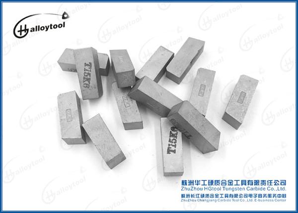 Square Welding 93.2 HRA YG20C Tungsten Carbide Tips For Steel