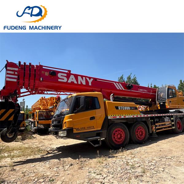 Hot Sale Reliable Used 80ton Truck Crane with Hydraulic System Crane for Heavy Duty Construction