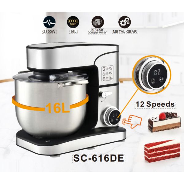 Dough Mixer，Stand Mixer 16L 2800W