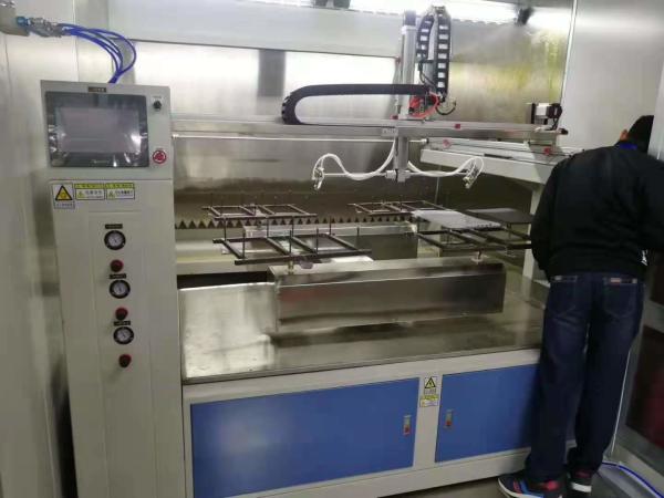 Air Conditionaing Shell Automatic Paint Spraying Equipment Japan THK Guide Rail