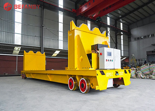 Customized Cast Steel Wheel Low Voltage Rail Transfer Cart