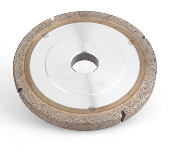 Flat Metal Bonded Diamond Grinding Wheels For Glass Edging And Profiling