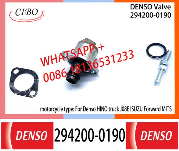 Válvula de controle original 294200-0190 para o caminhão J08E ISUZU Forward MITS de Denso HINO