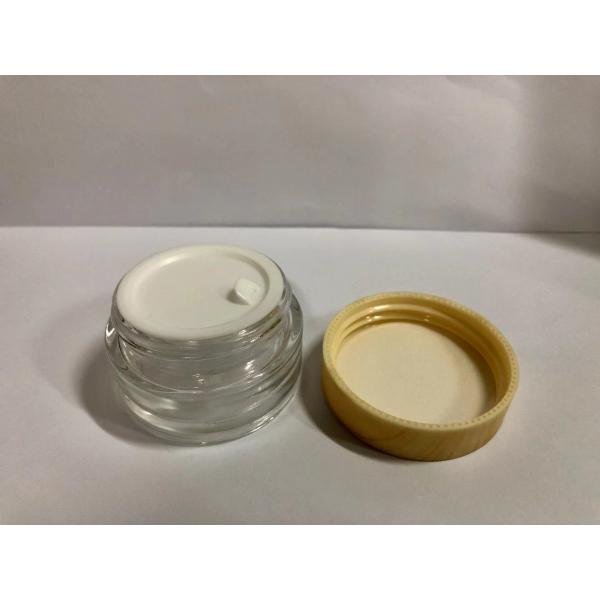 Стеклянный косметический опарник с крышками/бутылками косметических баков Креам/опарником сливк/стеклянной косметической упаковкой