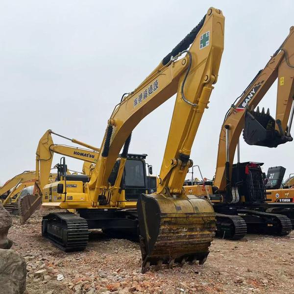 Used large size Komatsu PC350-7 Excavator 184kw Rated Power 1.4m³ Bucket Capacity original